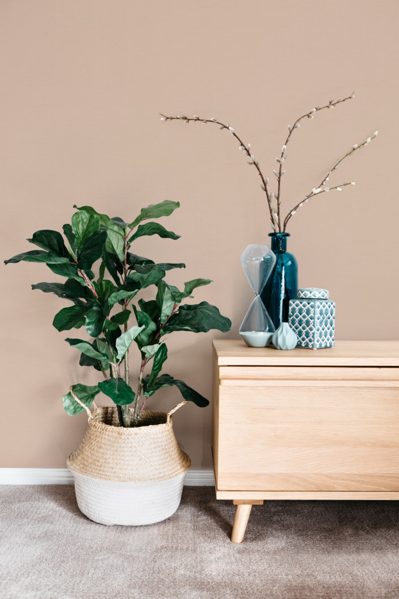 Обои Ronald Redding Handcrafted Naturals Textile Sisal HC7615 фото в интерьере